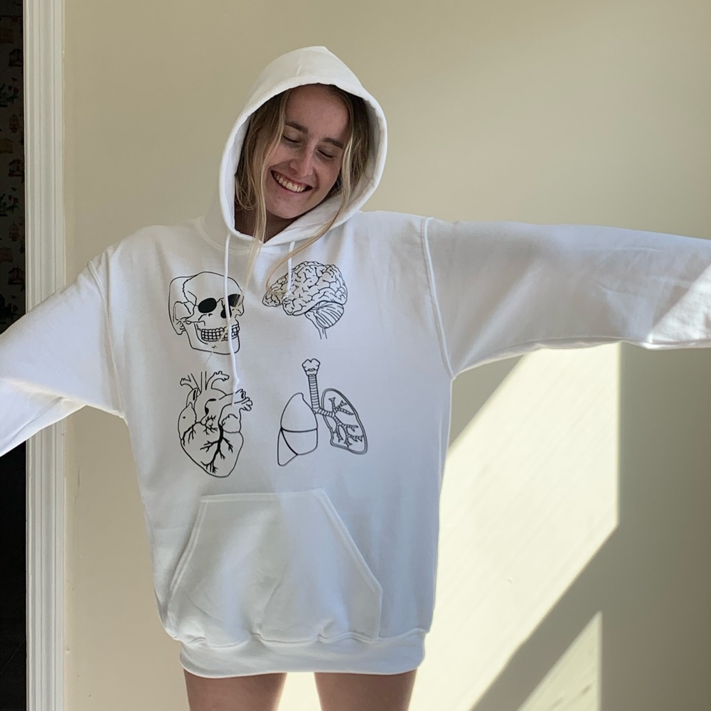 White TL Hoodie